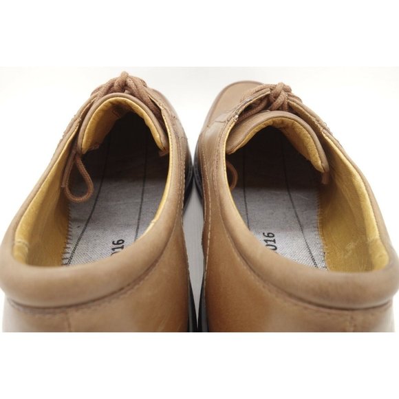Dr Comfort Classic Brown Leather Casual Lace Up Oxfords Shoes Men\'s 10.5 W